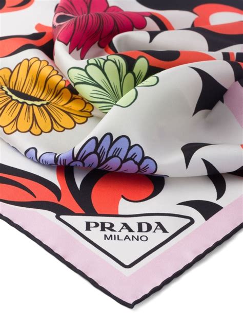 prada square scarf|Prada designer scarf.